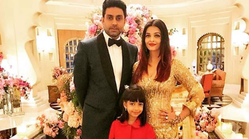 Aishwarya Rai Bachchan shares a cutesy picture with Abhishek Bachchan, Aaradhya Bachchan on Valentine&#039;s Day