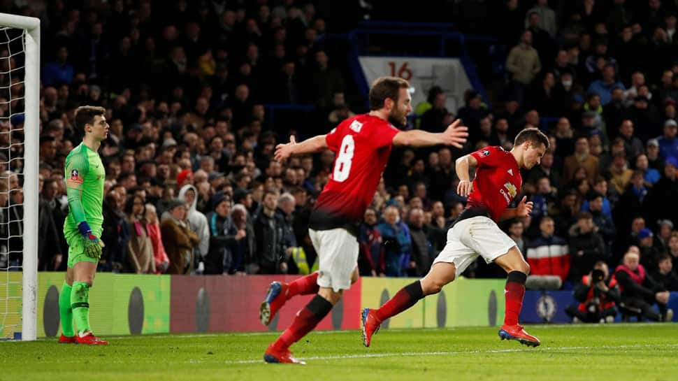 Manchester United dump defending champions Chelsea out of FA Cup