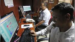 Sensex soars over 400 points, Nifty reclaims 10,700