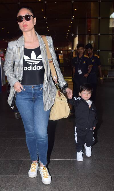 Taimur with mommy Kareena Kapoor Khan