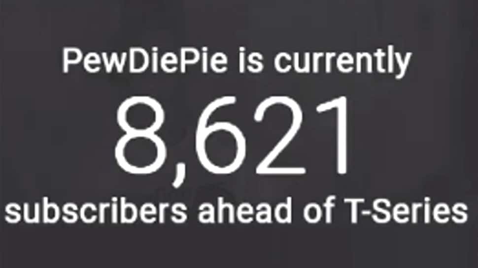 PewDiePie uploads &#039;we are losing&#039; vlog after gap with T-Series narrows to 8000+