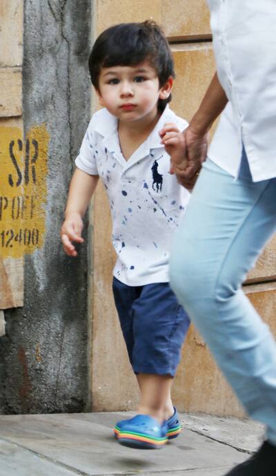 Taimur in a playful mood!