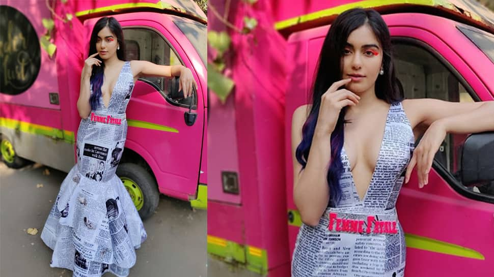 Adah Sharma&#039;s newspaper dress is breaking the internet—See pics