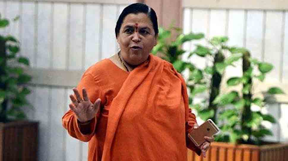 Uma Bharti takes a dig at SP-BSP alliance, says Mayawati can call me if she gets attacked again Uma Bharti takes a dig at SP-BSP alliance, says Mayawati can call me if she gets attacked again