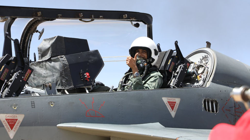Badminton ace PV Sindhu becomes first woman to fly LCA Tejas on Aero India Women's Day Badminton ace PV Sindhu becomes first woman to fly LCA Tejas on Aero India Women's Day