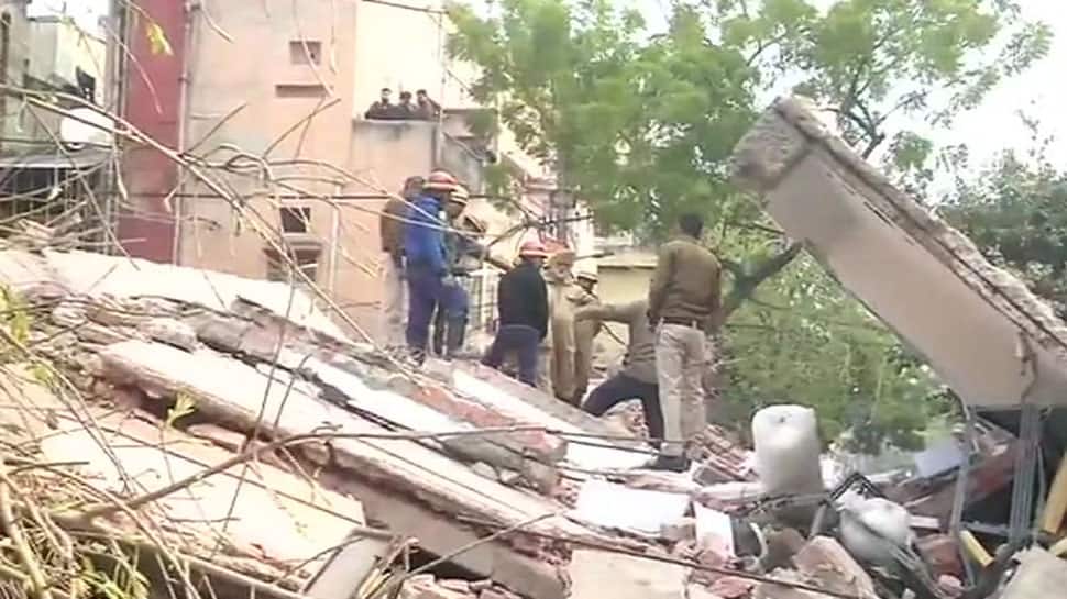 4-storey commercial building collapses in Karol Bagh