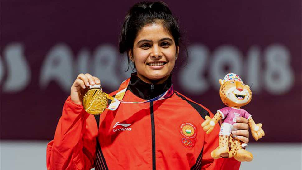 Manu Bhaker and Saurabh Chaudhary win gold in 10 m Air pistol mixed team event at ISSF World Cup 2019