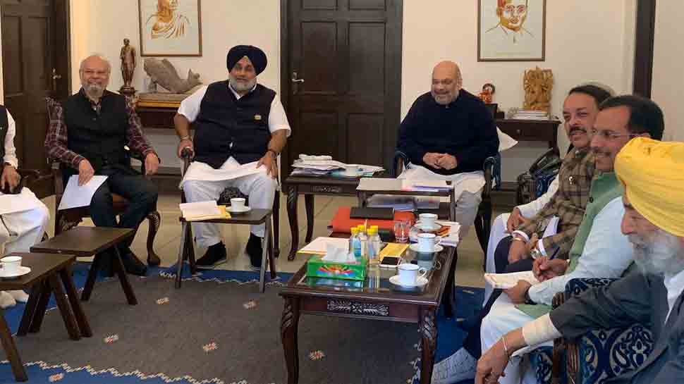 Lok Sabha polls: SAD to contest on 10 seats, BJP gets 3 in Punjab, announces Amit Shah