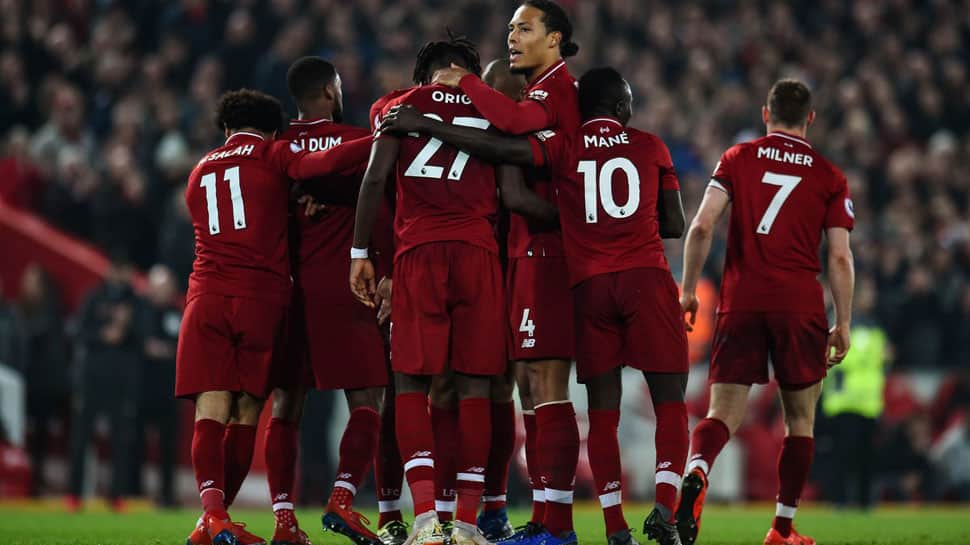 Liverpool defeat Watford 5-0 to maintain position on top of the Premier League