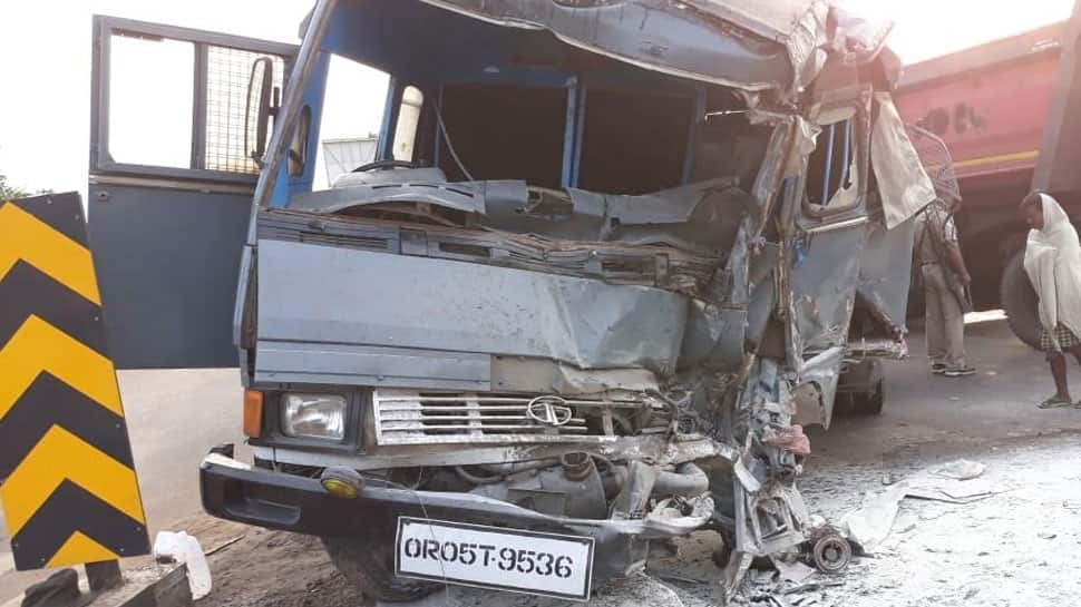 Odisha: 2 cops killed, 17 injured after overspeeding truck rams into police van in Jharsuguda