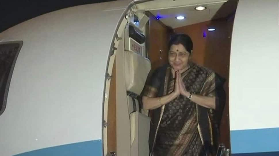 After exposing Pakistan at OIC meet in Abu Dhabi, EAM Sushma Swaraj heads home 