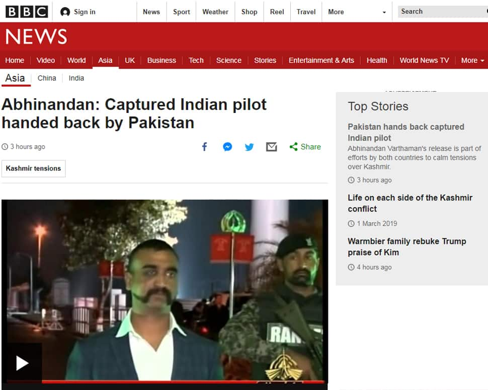 How World Media Reported Iaf Pilot Wing Commander Abhinandan Varthamans Return To India News