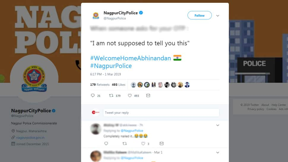 I&#039;m not supposed to tell you this: Nagpur City Police uses Abhinandan&#039;s line to drive home a strong point