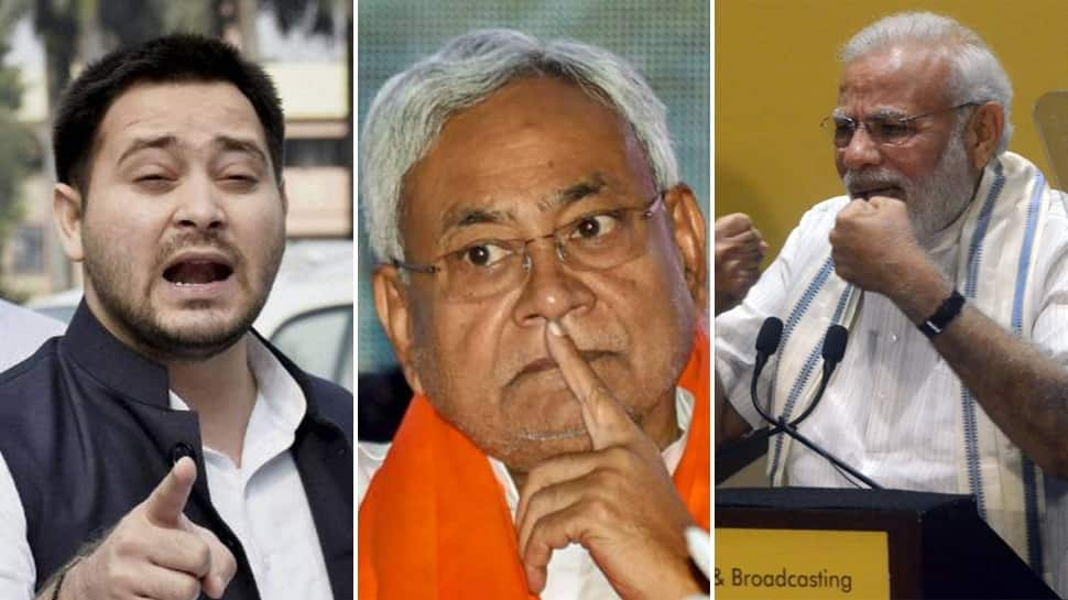 &#039;Don&#039;t be afraid of PM&#039;: Tejashwi tells CM as Nitish, Modi share dais at election rally after 9 years