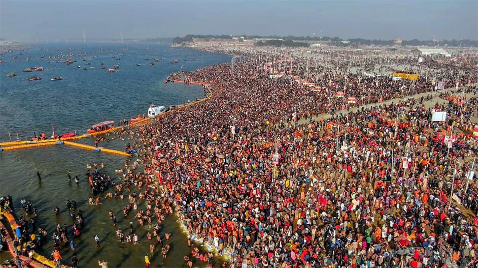 Kumbh mela to end with last holy dip on Mahashivratri on Monday Kumbh mela to end with last holy dip on Mahashivratri on Monday