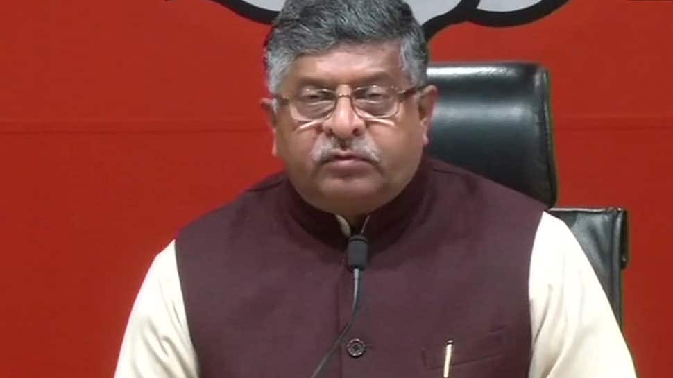 Congress leaders questioning IAF airstrikes is part of a conspiracy: Union Minister Ravi Shankar Prasad