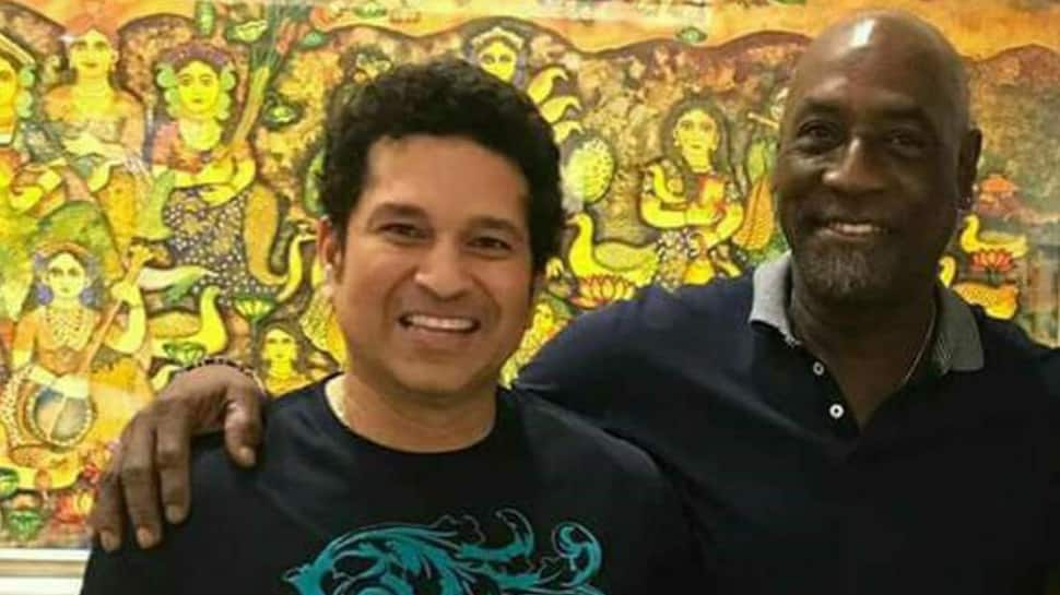  Sachin Tendulkar extends birthday greetings to his &#039;batting hero&#039; Viv Richards 