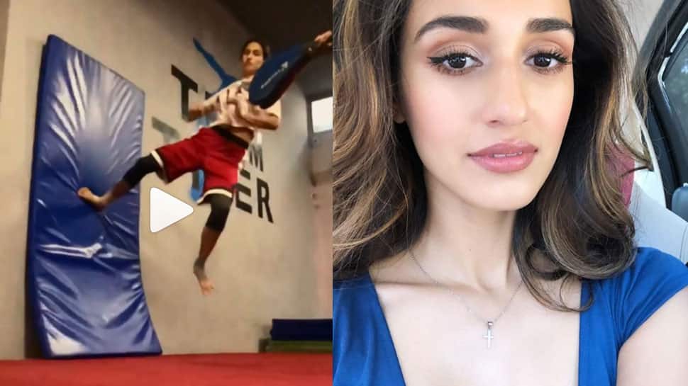 This video of Disha Patani performing wall kick will blow your mind—Watch