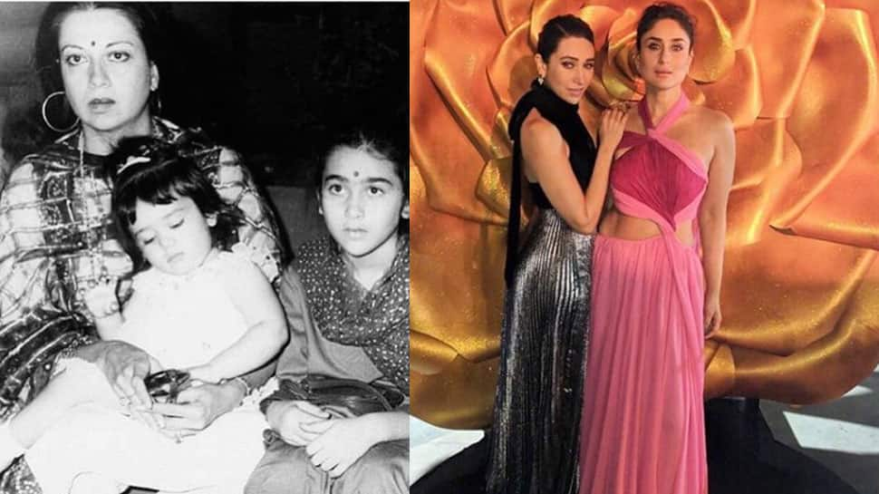 This throwback pic of Kareena Kapoor Khan with sister Karisma Kapoor and mom Babita is too cute to miss!