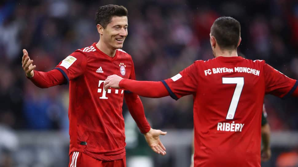 Bayern Munich crush Wolfsburg 6-0 to take over Bundesliga lead