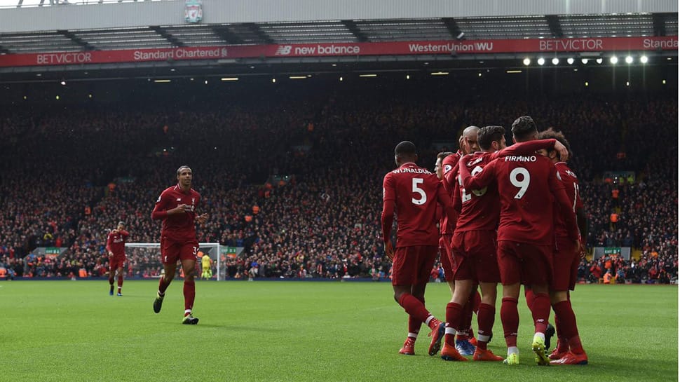 EPL: Liverpool defeat Burnley 4-2 to remain in contention for league title