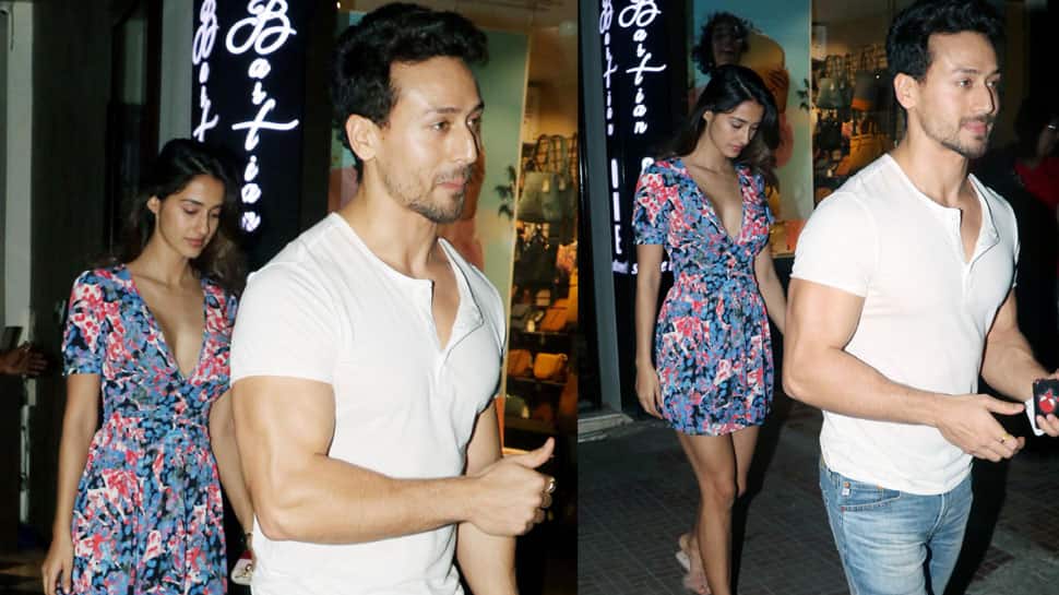 Disha Patani&#039;s floral skater dress on dinner date with Tiger Shroff gives major summer vibes—See pics
