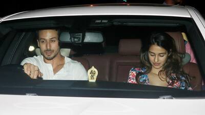 Disha Patani and Tiger Shroff spotted together