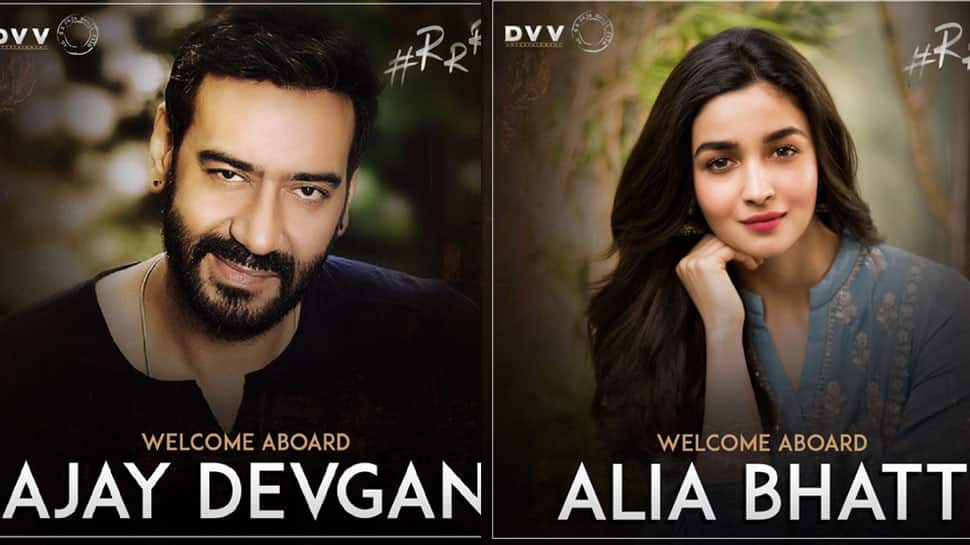 Confirmed! Alia Bhatt, Ajay Devgn in SS Rajamouli&#039;s &#039;#RRR&#039;; first look poster out