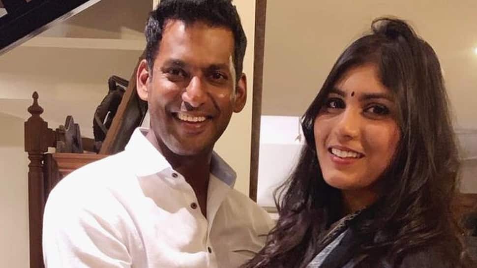 Actors Vishal and Anisha get engaged, pics are too cute to miss!