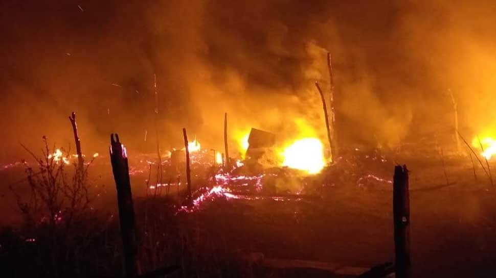 Five huts gutted in Karnataka fire