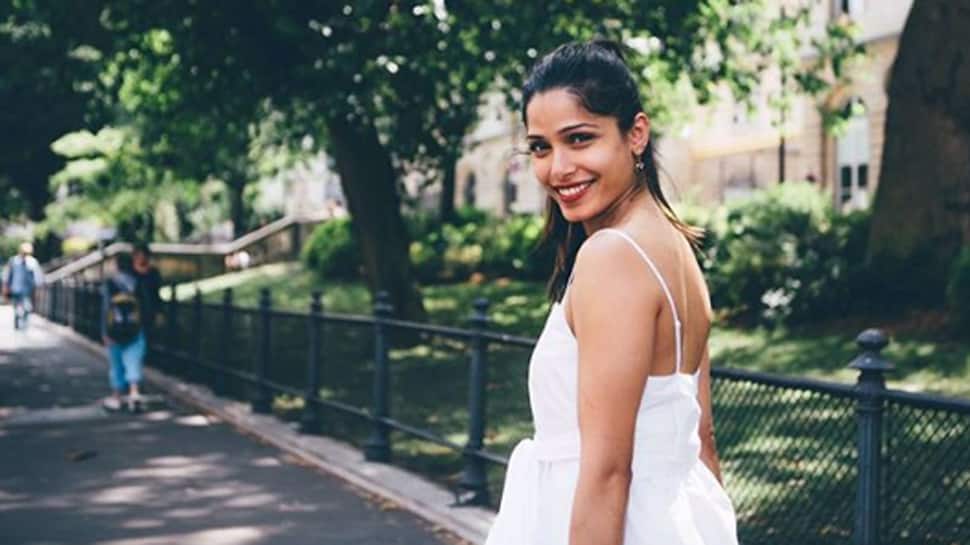 Freida Pinto urges people to act on climate change