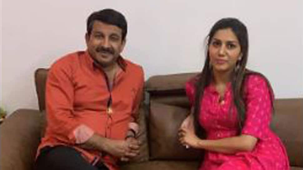 BJP MP Manoj Tiwari meets Sapna Chaudhary, says will be happy if she campaigns for party