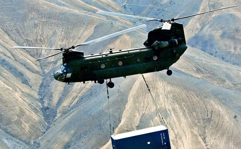 IAF Chinook CH-47F helicopter takes off with the music of URI - The ...