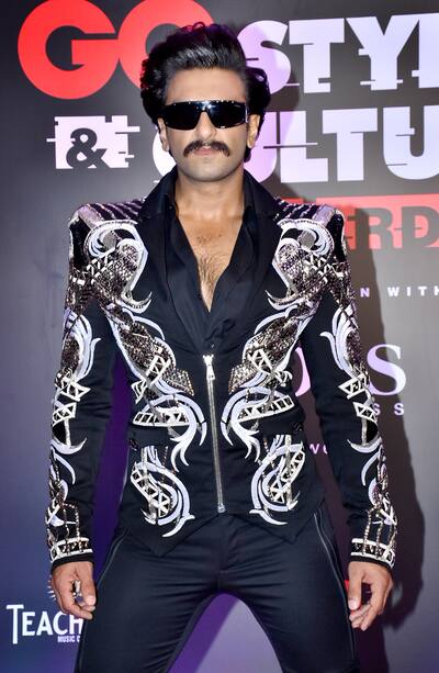 Ranveer Singh at GQ Style and Culture Awards