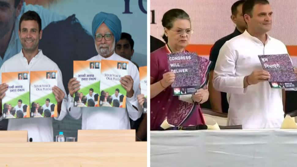 Lok Sabha election then and now: What Congress promised in 2014 vs promises of 2019