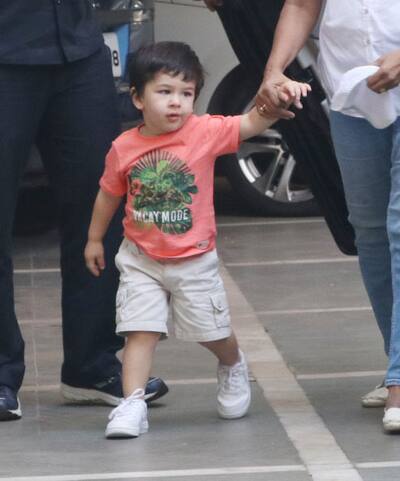 Taimur in a playful mood!