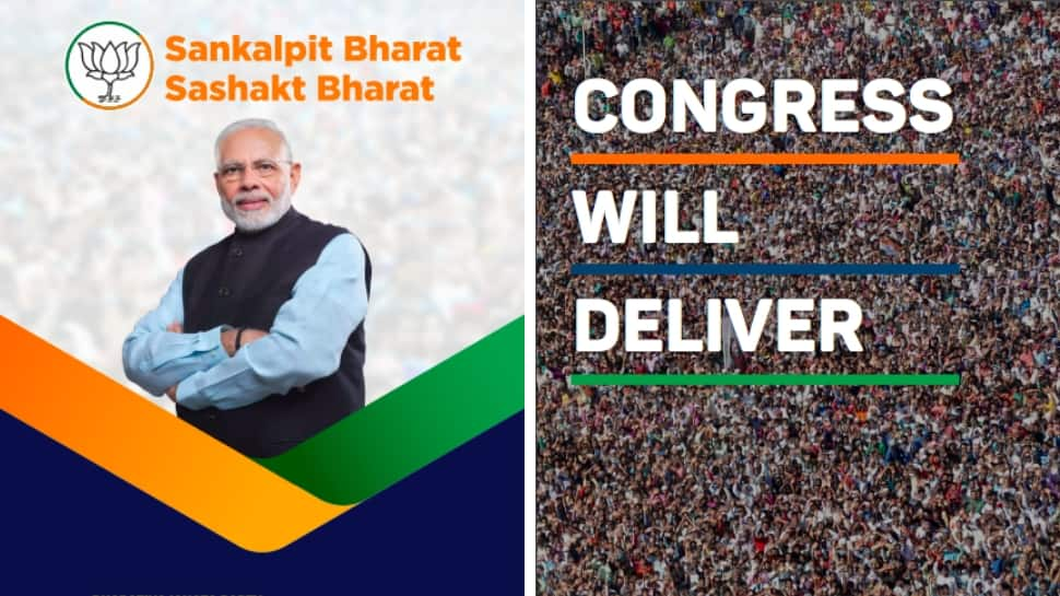 BJP&#039;s sankalp patra vs Congress manifesto: Promises made by the two national parties