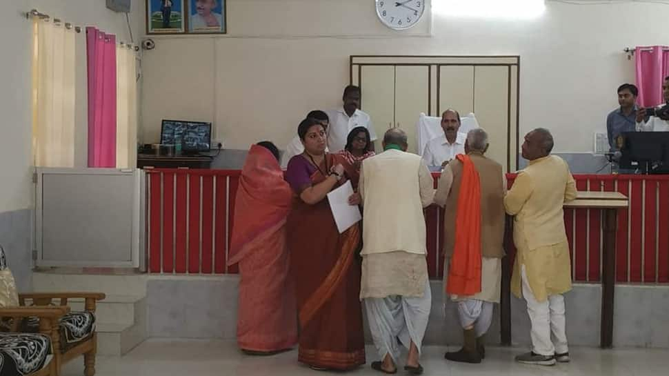 Lok Sabha election: Smriti Irani files nomination from Amethi constituency