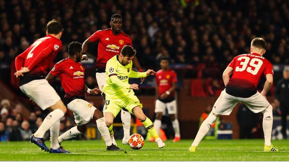 Luke Shaw own goal gives Barcelona advantage over tame Manchester United