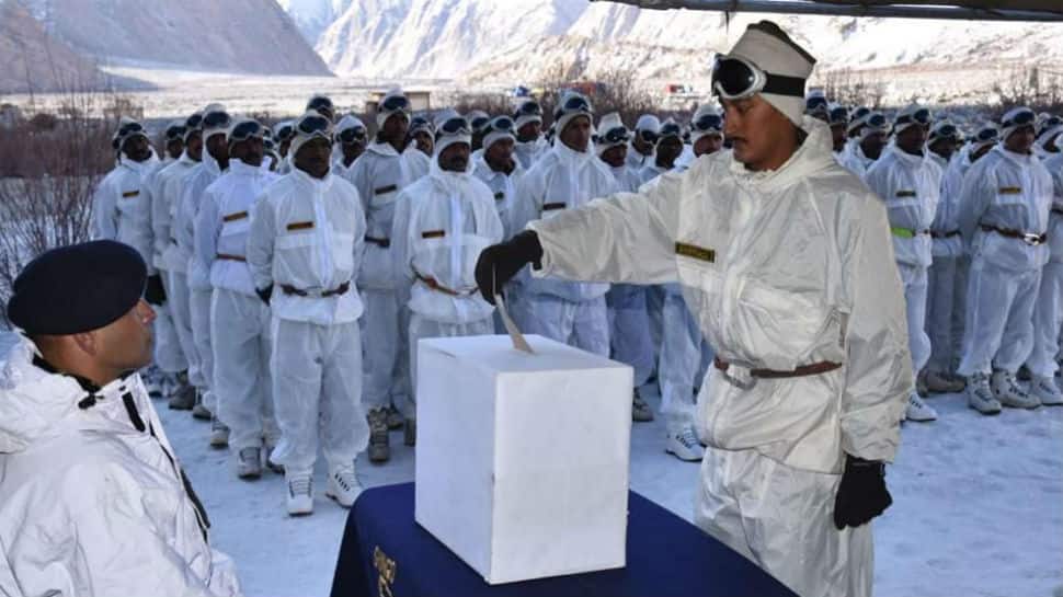 Soldiers in Siachen and along LoC cast their vote in Lok Sabha election 2019