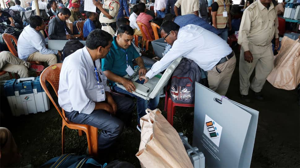 Faulty EVMs delay election proceedings in Andhra Pradesh, voting continues till midnight