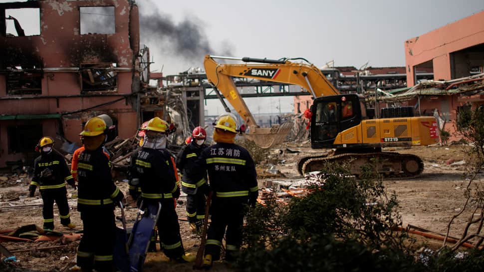 China police detain 17 people after deadly chemical blast