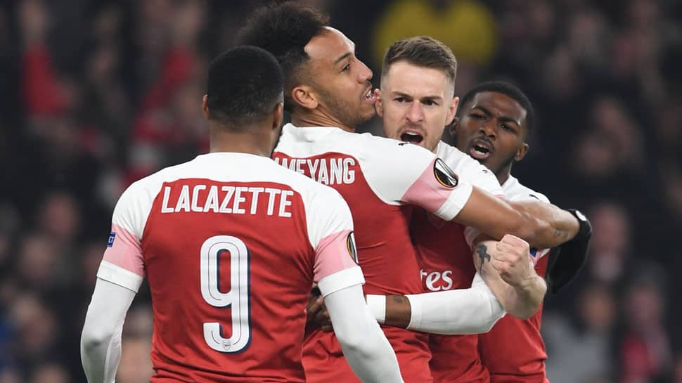 Premier League: Freakish goal gives Arsenal 1-0 win over 10-man Watford