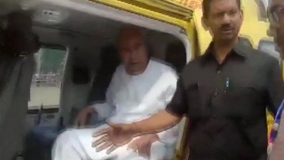 Odisha CM Naveen Patnaik&#039;s chopper checked by flying squad in Rourkela