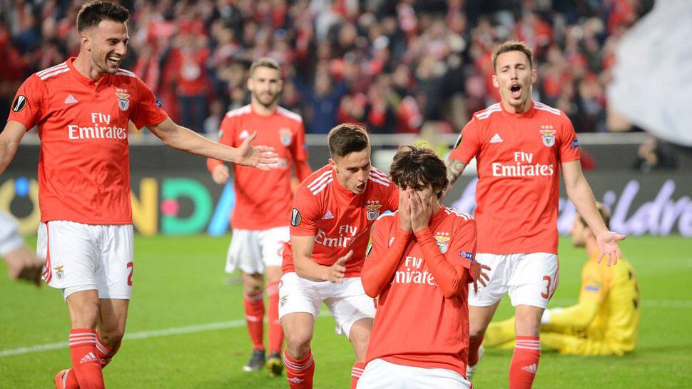 Eintracht Frankfurt oust Benfica Lisbon to reach Europa League last-four