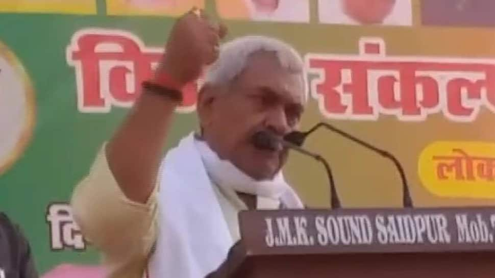 BJP MP Manoj Sinha threatens to bury anyone who tries to intimidate party workers