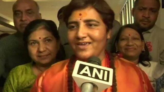 Sadhvi Pragya Thakur, BJP&#039;s Bhopal candidate, booked for remarks on 26/11 martyr Hemant Karkare