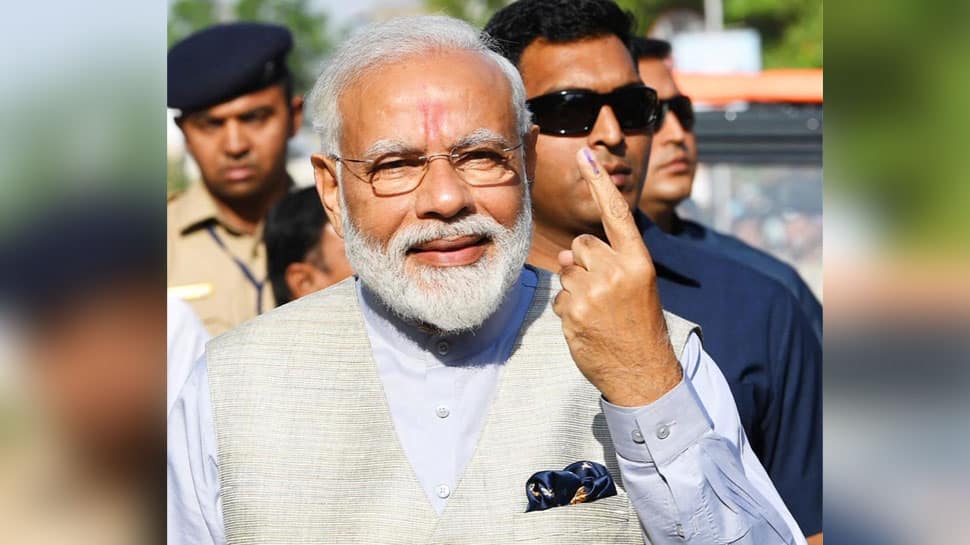 Weapon of terrorism is IED, strength of democracy is voter ID: PM Modi after casting his vote