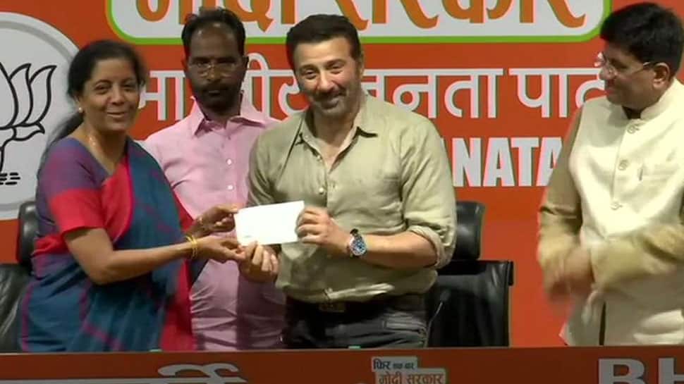 Image result for Bollywood actor Sunny Deol joins BJP