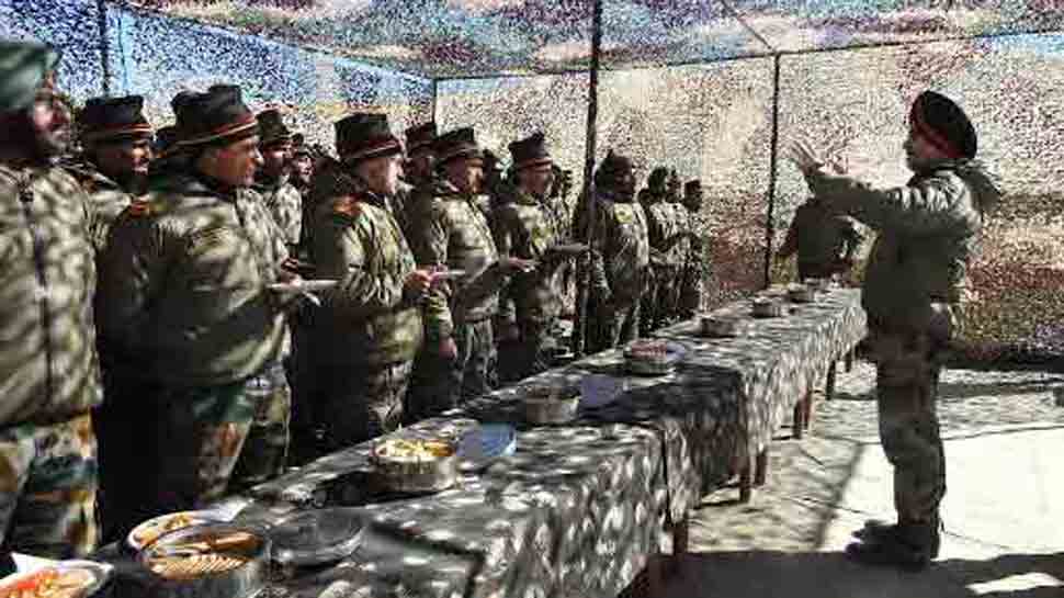 Lt General Ranbir Singh reviews security in Eastern Ladakh in Jammu and Kashmir